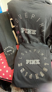 Vs Pink SET 3 Pieces Hoddie /Tee /Leggings