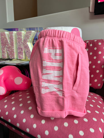 Pink  everyday Loungue Boyfriend Shorts