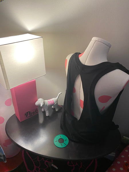 VS Pink Tank Top with Peekaboo back