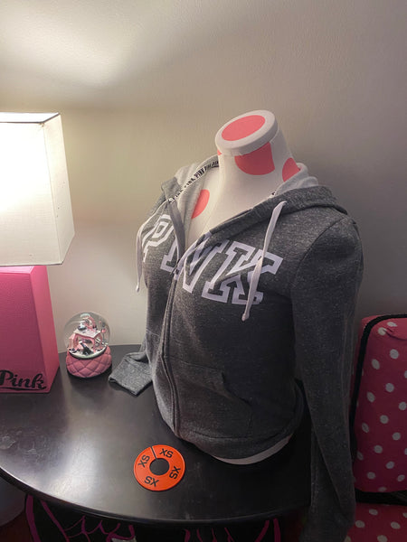 Victoria Secrets Pink Hoddie Full Zip