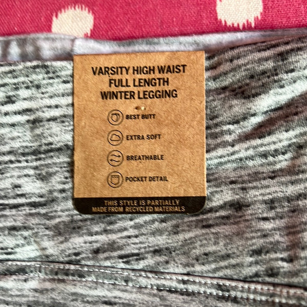 Varsity High Waisted Full Length Winter Legging