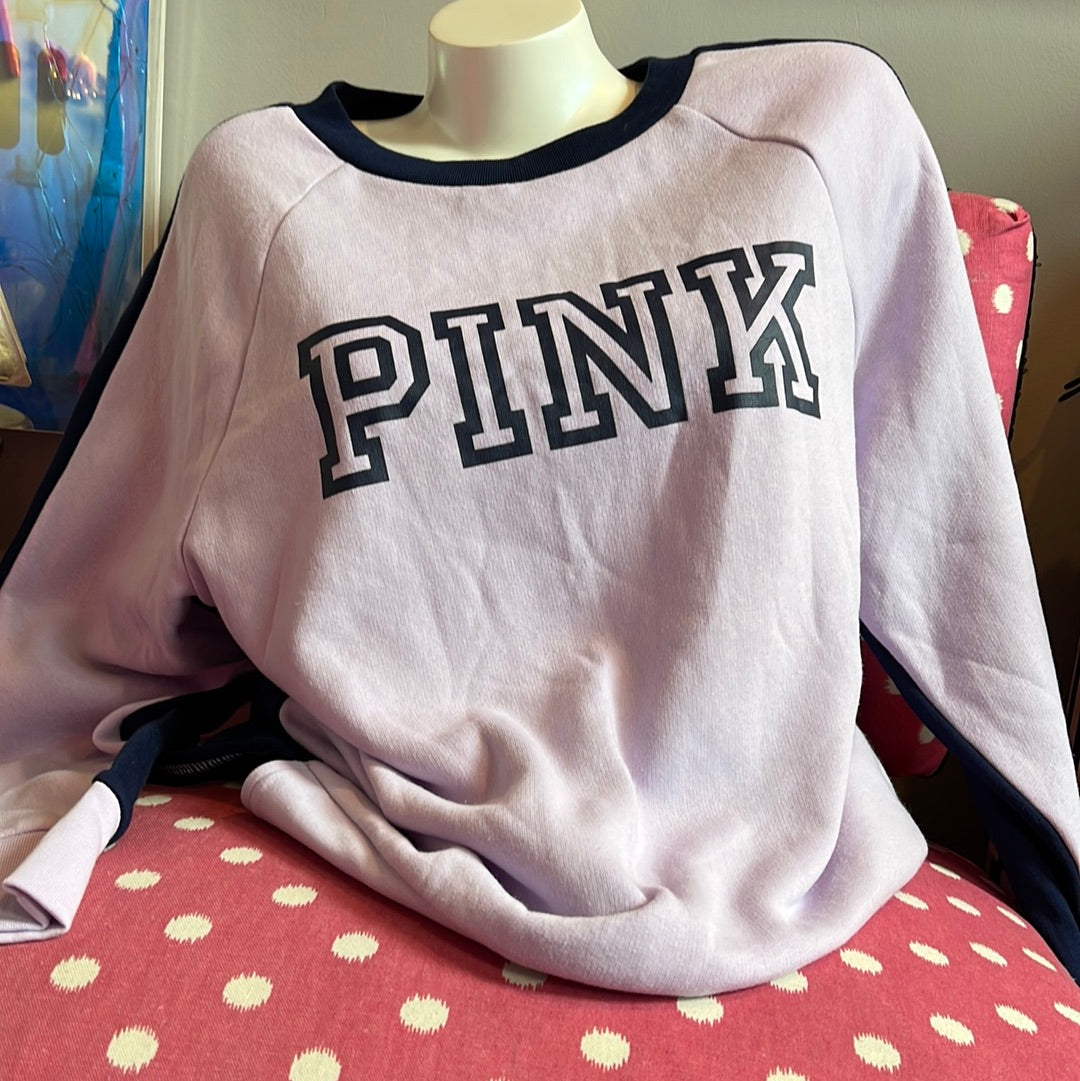 Vs Pink Pull Over Sweatshirt