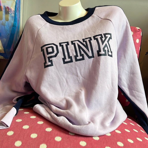 Vs Pink Pull Over Sweatshirt