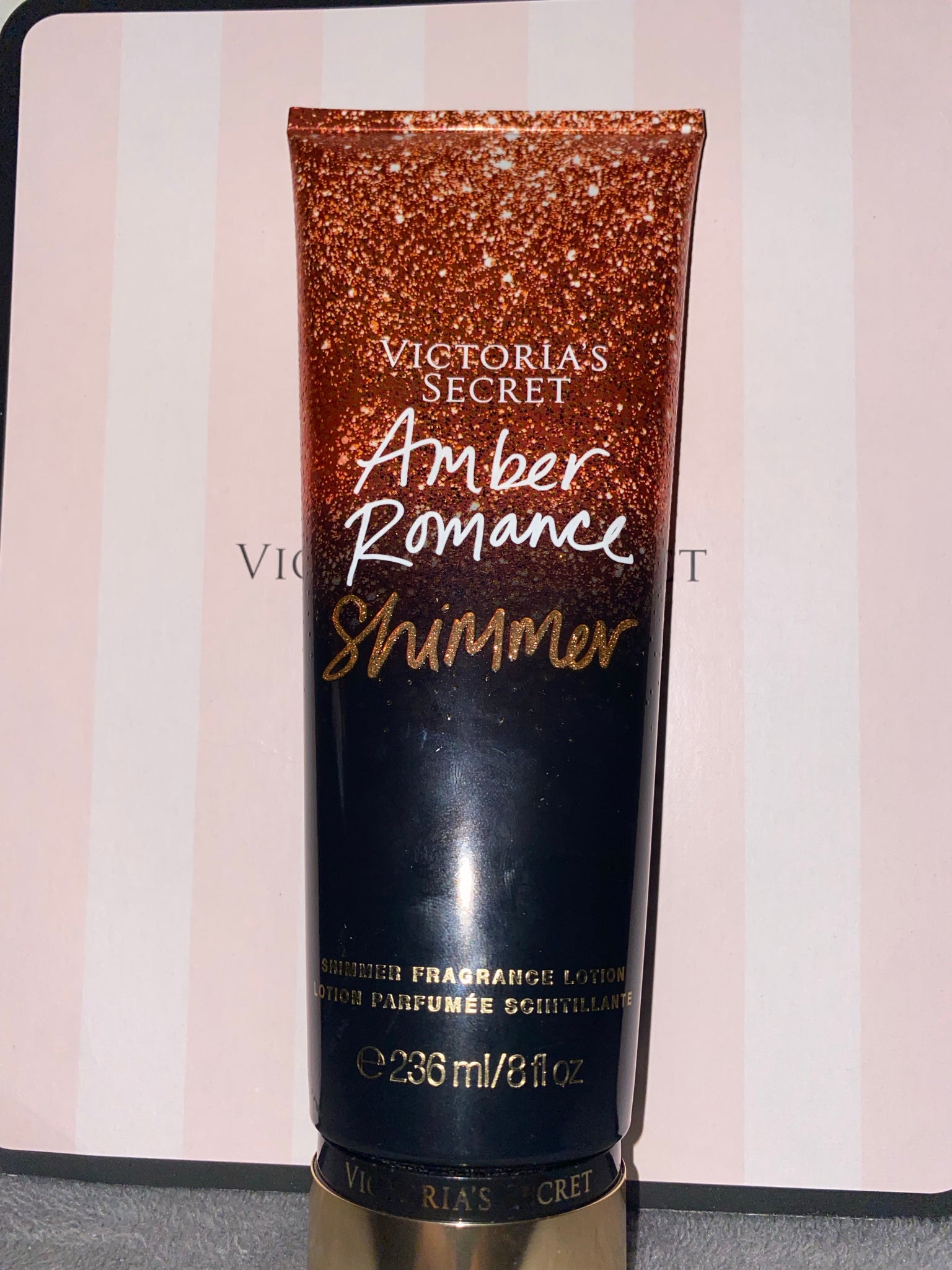 Victoria Secrets Amber Romance Shimmer  Lotion