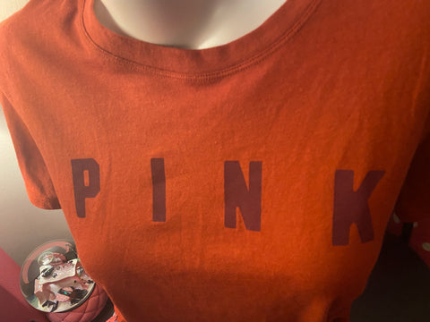 Vs Pink Short Sleeve Tee