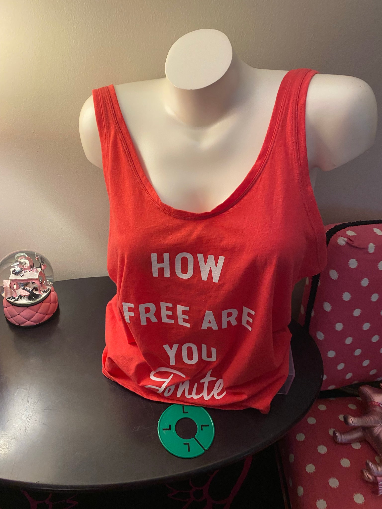 Victoria Secrets Tank Top “how Free are you tonight”