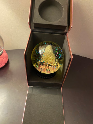 Victoria Secrets Pink Snow Globe