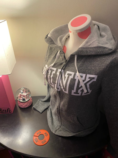 Victoria Secrets Pink Hoddie Full Zip