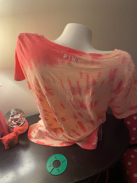 Victoria Secrets Pink Tye Dye Tee