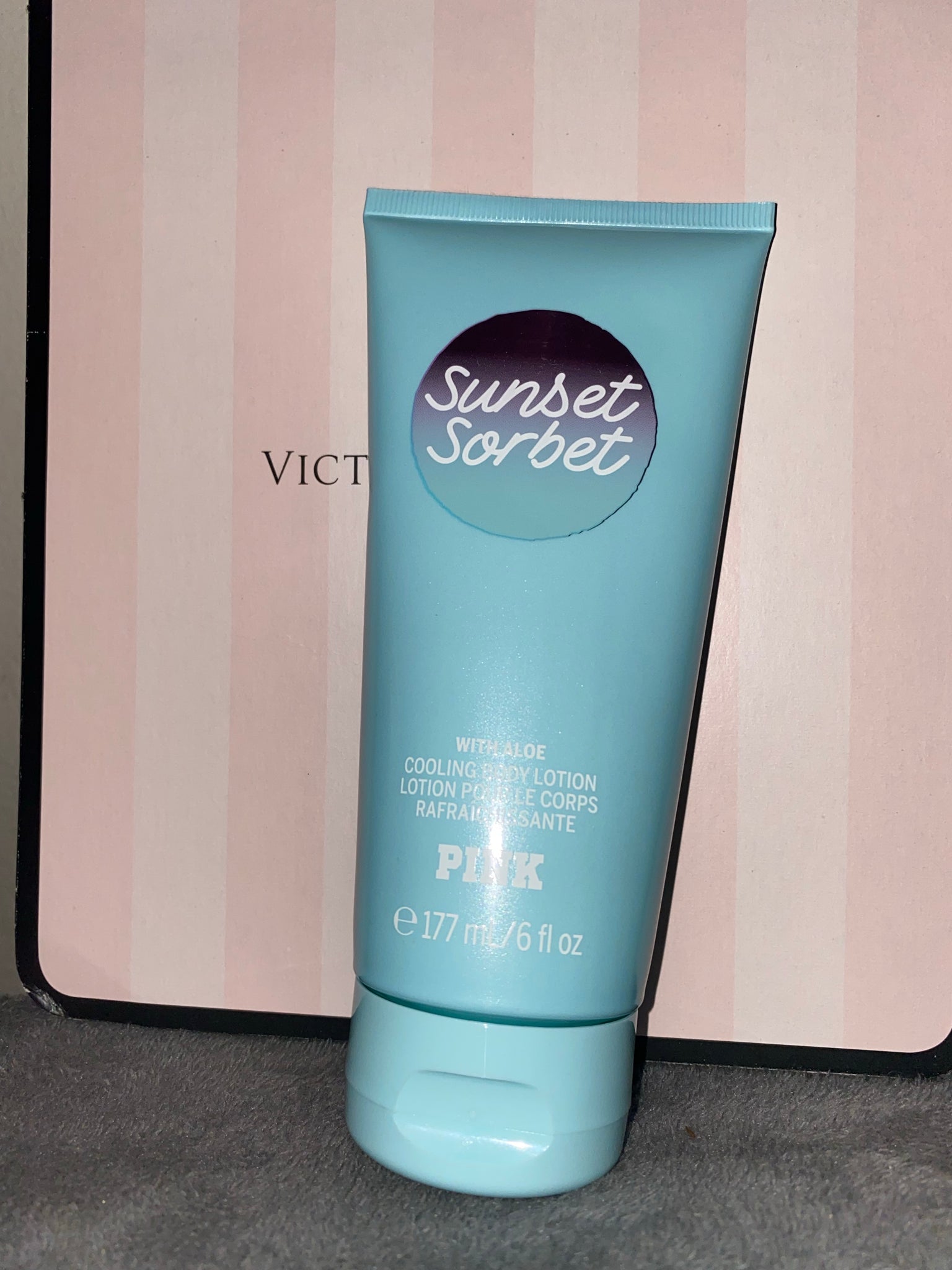 SunSet Sorbet  Victoria Secrets Pink Lotion