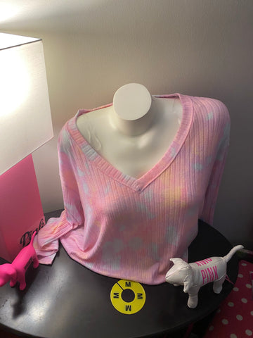 Victoria Secrets Pink Crop Thin sweatshirt