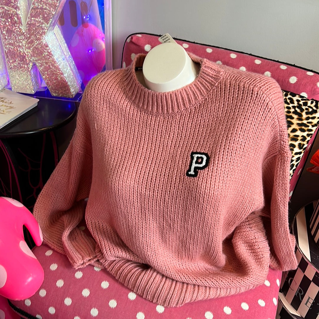 Vs Pink Thick Sweatshirt” P”