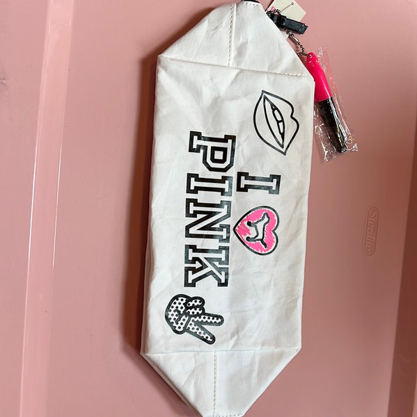 Vs Pink Makeup Bag Write  On Pen included