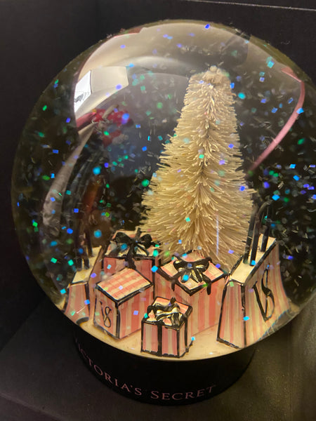 Victoria Secrets Pink Snow Globe