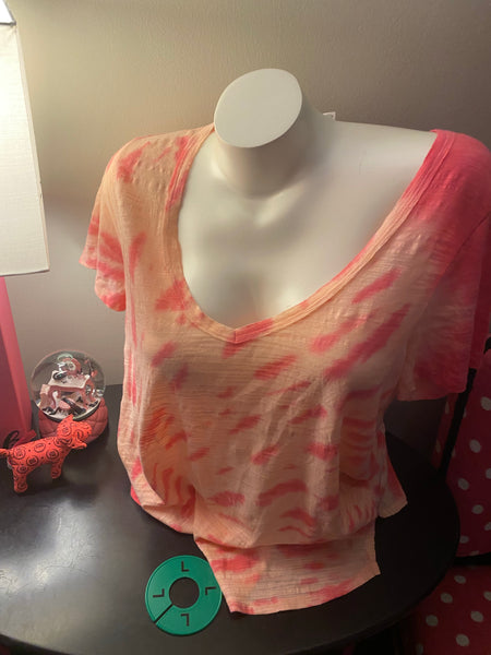 Victoria Secrets Pink Tye Dye Tee